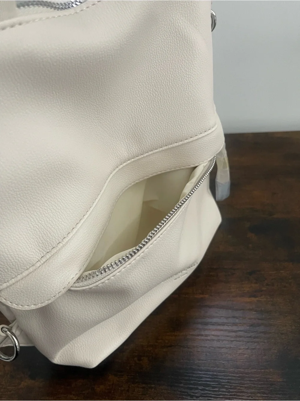 Cynthia Rowley Cream Convertible Tote Backpack